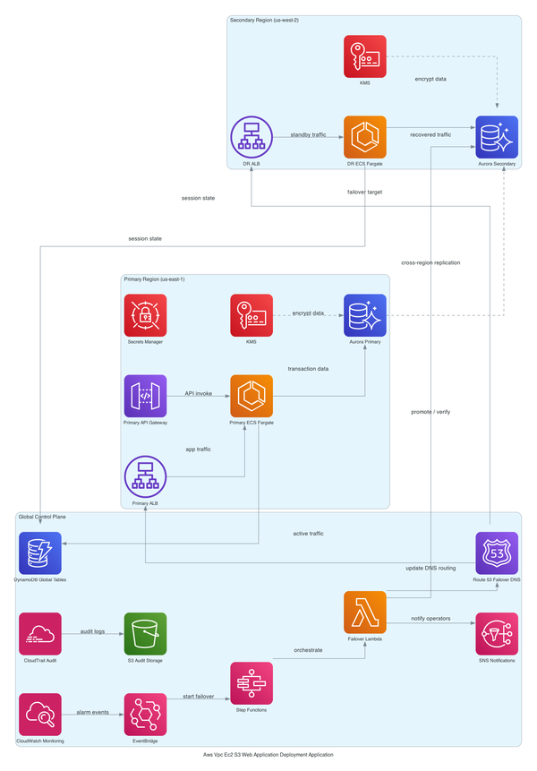AWS CDK Web App Deployment: VPC, Fargate, Aurora, and CloudFront Wired Together